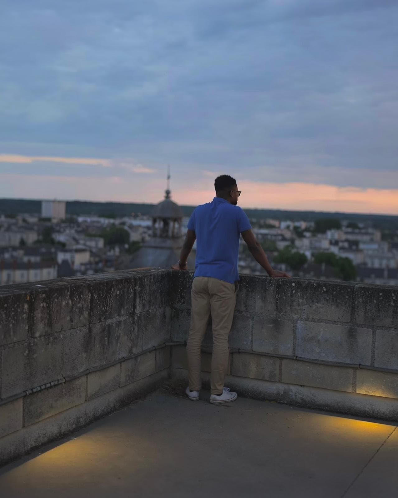 Khaleb, fondateur KLUB, vue sur Tours